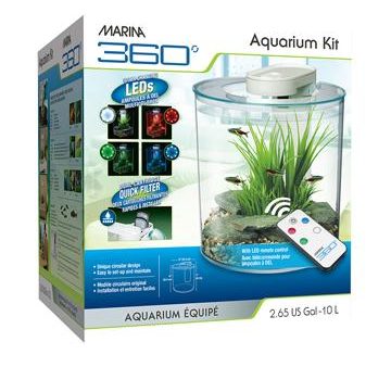 Aquarium équipé 360 Marina, 10 L (2,65 gal US) For Cheap