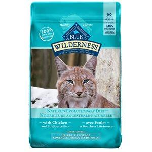 Blue Buffalo Wilderness nourriture pour chat d intérieur contrôle des boules de poils - haute teneur en protéines et sans céréales au poulet Cheap