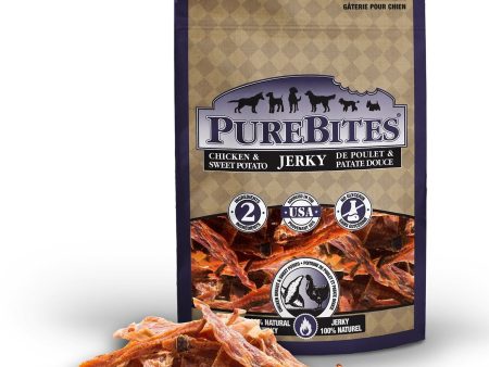 PureBites gâterie jerky de poulet et patate douce chien For Discount