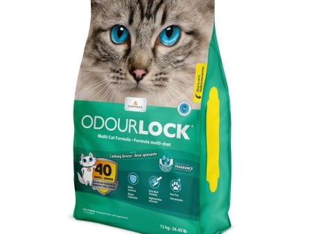 Litière pour chat Intersand Odour Lock fragrance Brise apaisante Sale