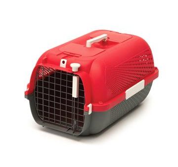 Cage de transport Catit pour chats, moyenne, rouge cerise Cheap