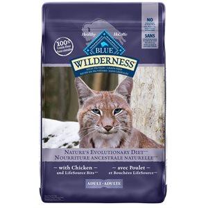 Blue Buffalo Wilderness nourriture pour chat - haute teneur en protéines et sans céréales au poulet on Sale