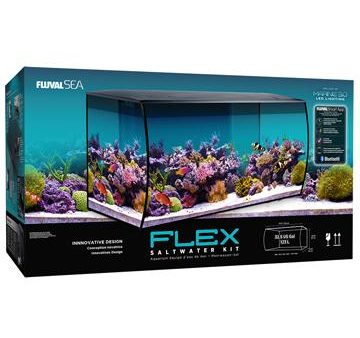 Aquarium équipé Flex Fluval Sea d’eau de mer, noir, 123 L (32,5 gal US) Online Sale