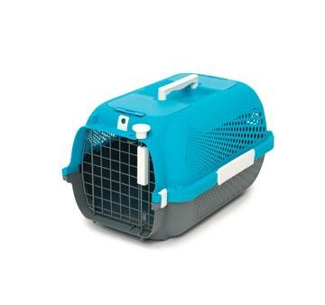 Cage de transport Catit pour chats, petite, turquoise Hot on Sale