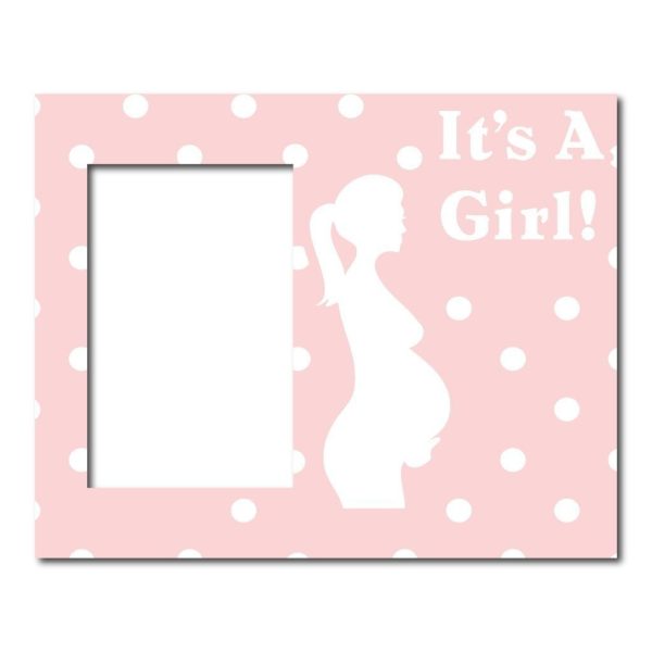 It s a Girl! Pregnant Mother Picture Frame #1 For Cheap