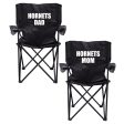 Hornets Parents Black Folding Camping Chair Set of 2 Online Sale