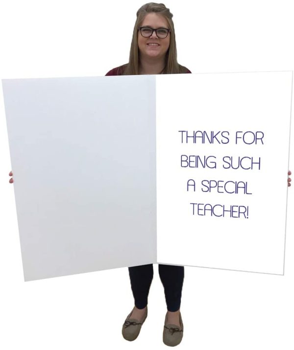 2 x 3  Giant Teacher Thank You Card Online Sale