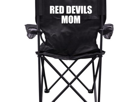 Red Devils Mom Black Folding Camping Chair Online