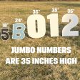 Jumbo 35  Breuer Sparkle Yard Sign Numbers Online Hot Sale