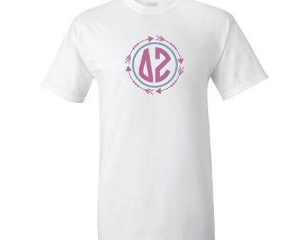 Delta Zeta Arrow Monogram TShirt For Discount