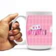 It s a Girl Baby Blocks 15 Oz Coffee Mug Online now