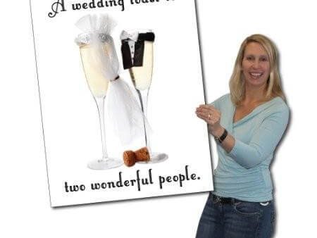 Wedding Toast Giant Greeting Card Hot on Sale