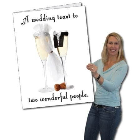 Wedding Toast Giant Greeting Card Hot on Sale