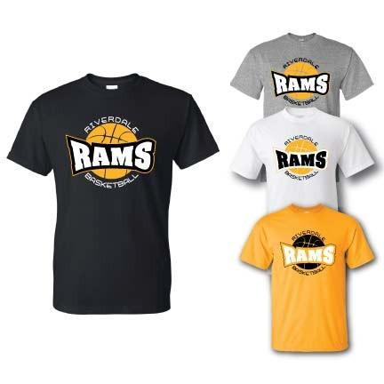 Riverdale Rams Basketball T-Shirt For Sale