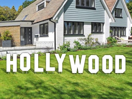 18-Inch Hollywood Yard Sign Letters Supply