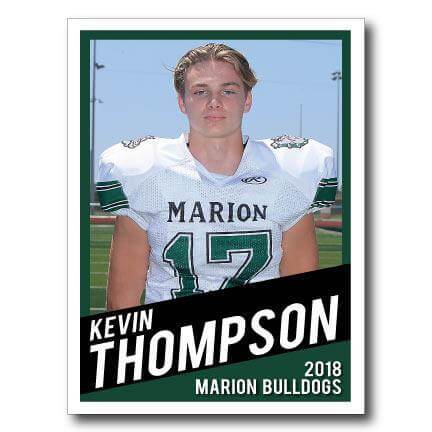 Custom Athlete Trading Card 18 x24  Yard Sign With EZ Stakes Cheap