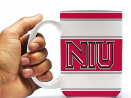 Northern Illinois University 15oz Striped Coffee Mug Online Hot Sale