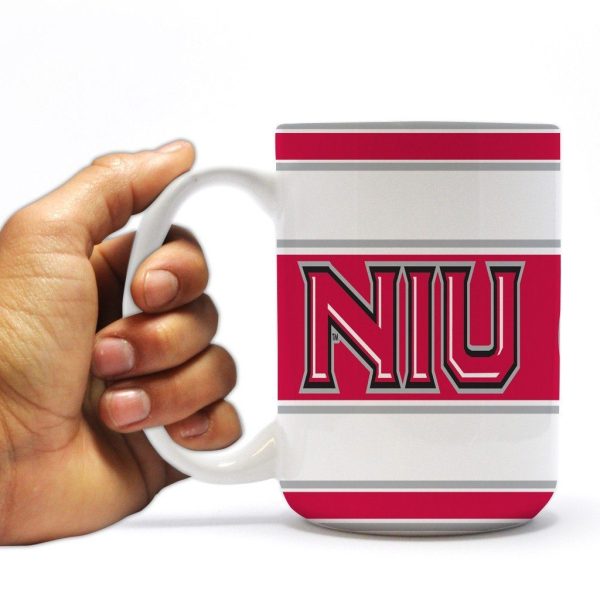 Northern Illinois University 15oz Striped Coffee Mug Online Hot Sale