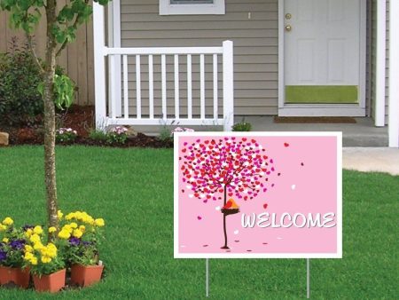 18 x24  Welcome Wedding Yard Sign Online now