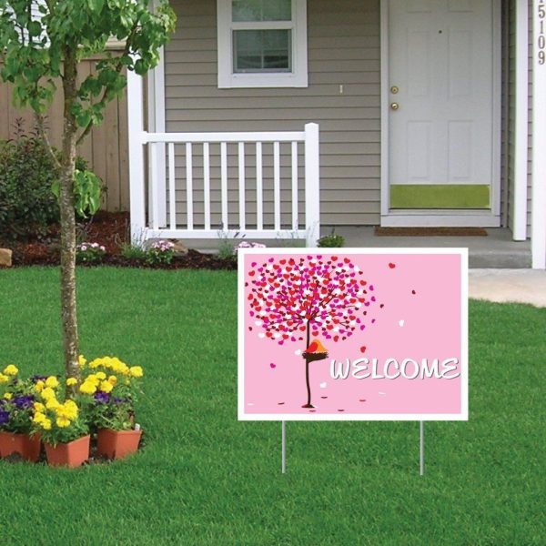 18 x24  Welcome Wedding Yard Sign Online now