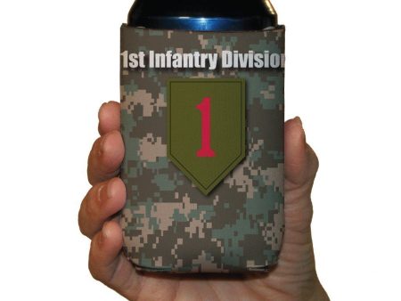 Military 1st Infantry Division Can Cooler Set of 6 For Discount