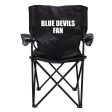 Blue Devils Fan Black Folding Camping Chair For Cheap