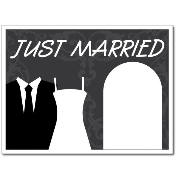 18 x24  Just Married Wedding Yard Sign Online