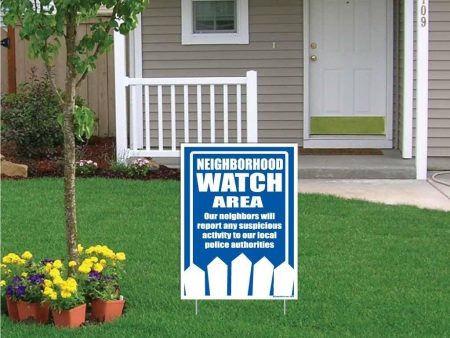 Neighborhood Watch Sign or Sticker Online now