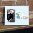 It s a Boy! Blue Stork Picture Frame #1 Online Hot Sale