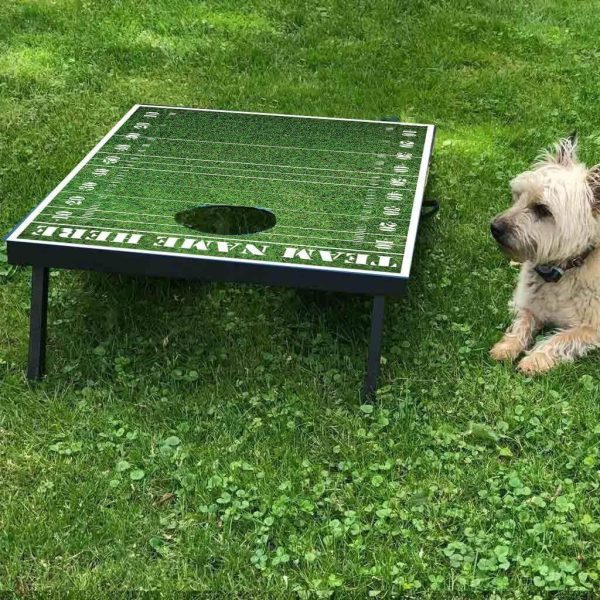 Custom Team Football Cornhole Bag Toss Game For Cheap