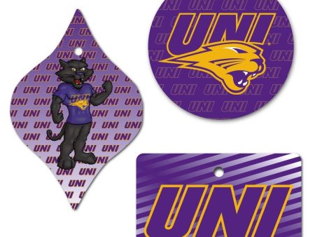 University of Northern Iowa Ornament Set of 3 Sale