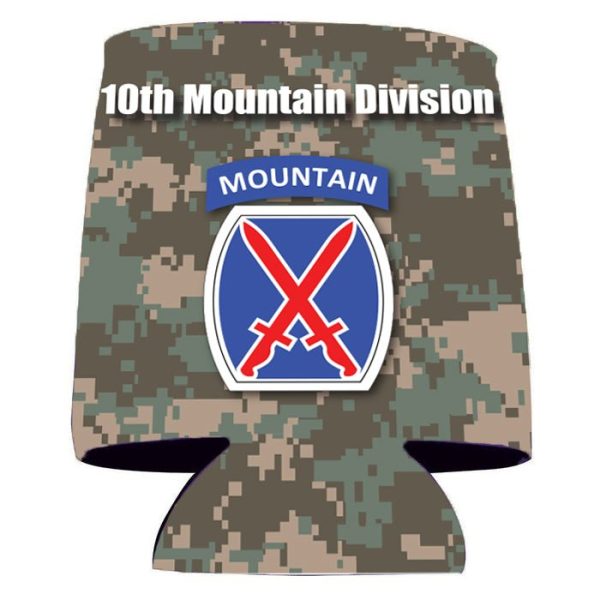 Military 10th Mountain Division Can Cooler Set of 6 For Cheap