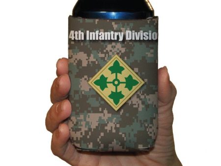 Military 4th Infantry Division Can Cooler Set of 6 on Sale