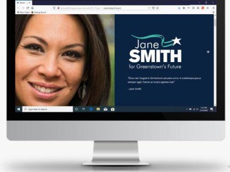 Custom Candidate Website for your Political Campaign Online Sale