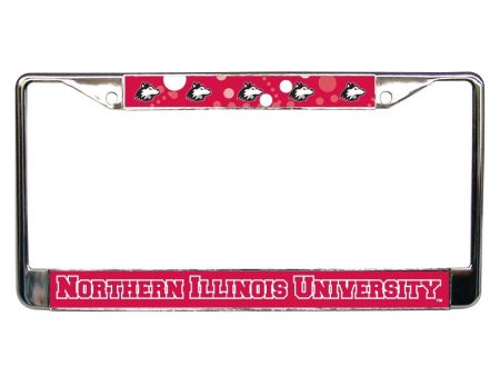 Northern Illinois University Circles License Plate Frame Discount