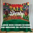 Talk Derby to Me  Horse Derby Party Oversized EZ Yard Cards - 36x72 Cheap