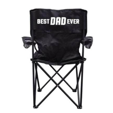 Best Dad Ever Black Folding Camping Chair Hot on Sale