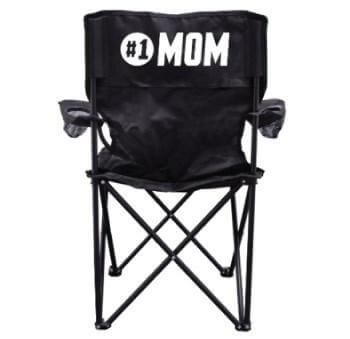 #1 Mom Black Folding Camping Chair Online