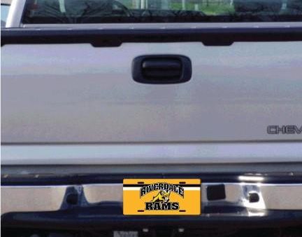 Riverdale Rams License Plate Supply