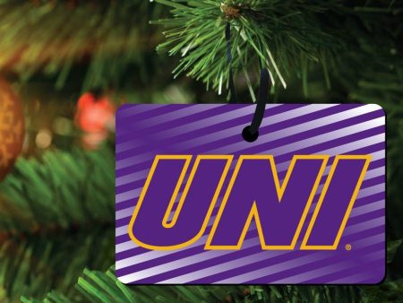 University of Northern Iowa Ornament Set of 3 Rectangle Shapes Supply