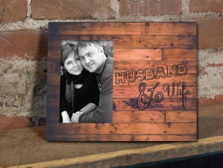 Husband & Wife Wedding Picture Frame For Cheap