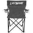 Custom Last Name Camping Chair Sale