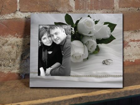 Wedding Rings and Roses Picture Frame For Sale