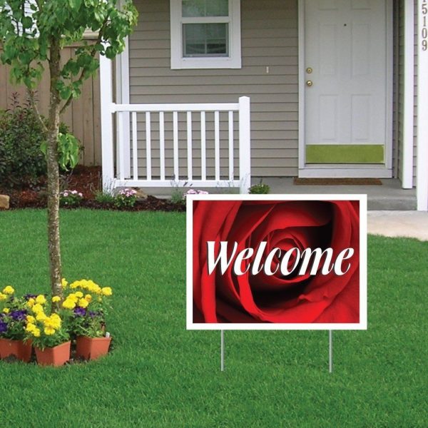 18 x24  Welcome Wedding Yard Sign Online now