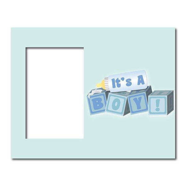 It s a Boy! Baby Blocks Picture Frame #4 Online Sale