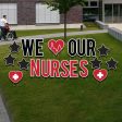 We Love Our Nurses Yard Decorations - 20pcs Hot on Sale