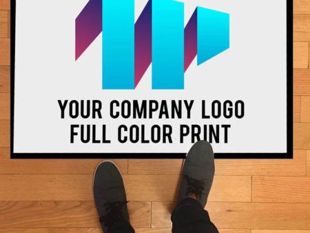 Custom Photo Doormat Any Color Custom Logo Doormat Full Color, Commercial Business Doormats Cheap