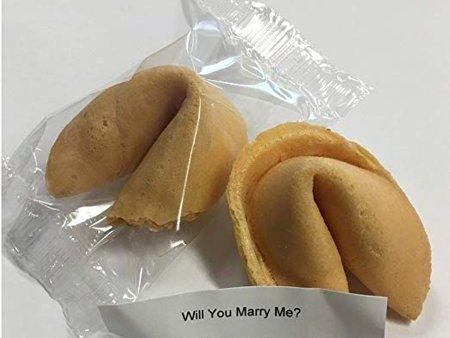 Will You Marry Me?  Fortune Cookie with Message Inside Online now