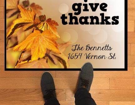 Custom Thanksgiving Doormat Supply