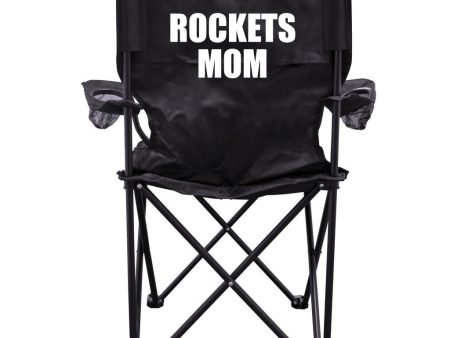 Rockets Mom Black Folding Camping Chair Online Hot Sale